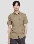 Gabs Safari Pocket Kemeja Casual Pria