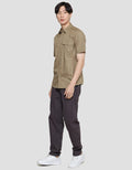 Gabs Safari Pocket Kemeja Casual Pria