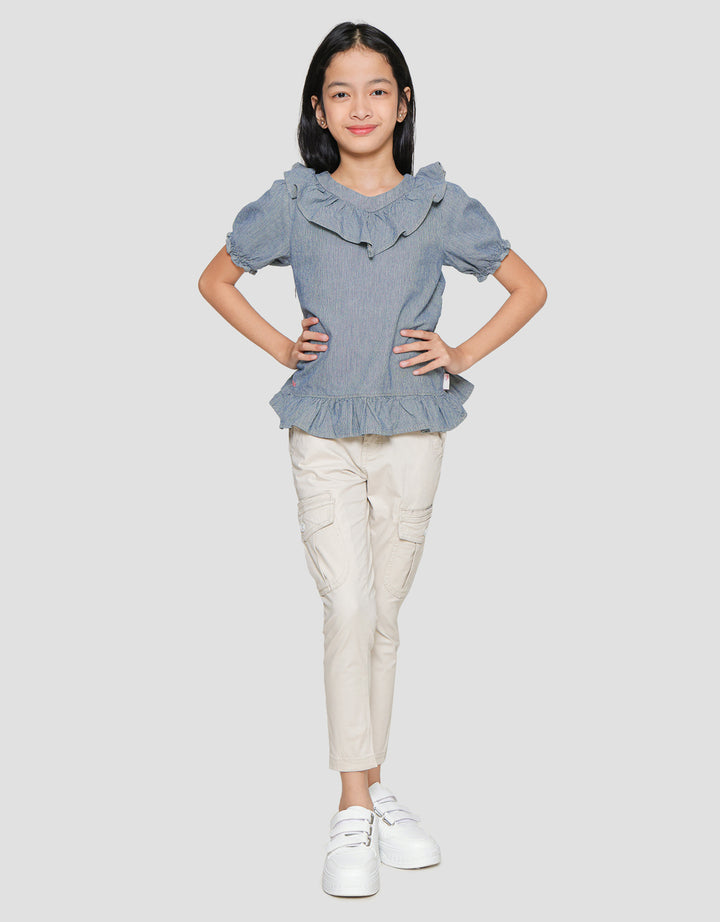 Cardinal Kids Girl Ruffle Blouse Anak Perempuan