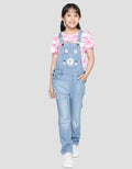 Aero Long Jumpsuit Overalls Denim Bear Pockets
