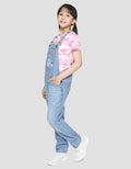 Aero Long Jumpsuit Overalls Denim Bear Pockets
