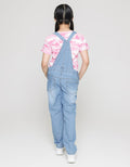 Aero Long Jumpsuit Overalls Denim Bear Pockets