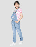 Aero Long Jumpsuit Overalls Denim Bear Pockets