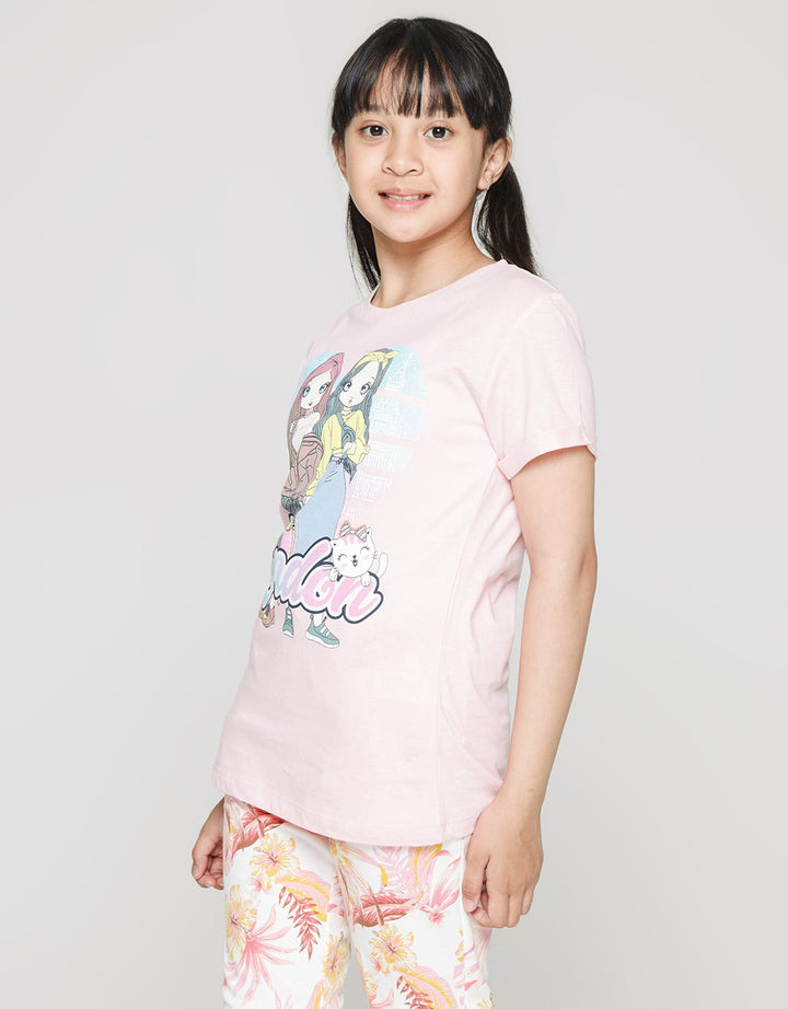Aero Nonik London Kaos Anak Perempuan