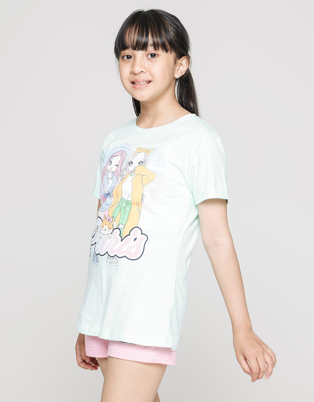 Aero Nonik Paris Kaos Anak Perempuan