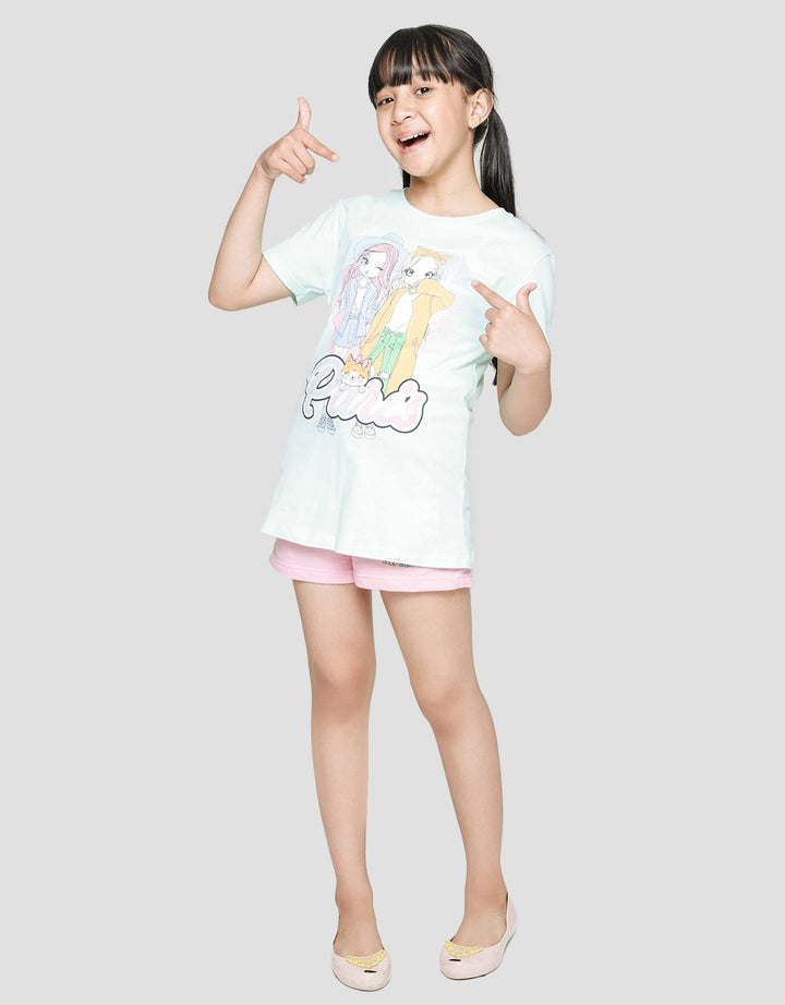 Aero Nonik Paris Kaos Anak Perempuan
