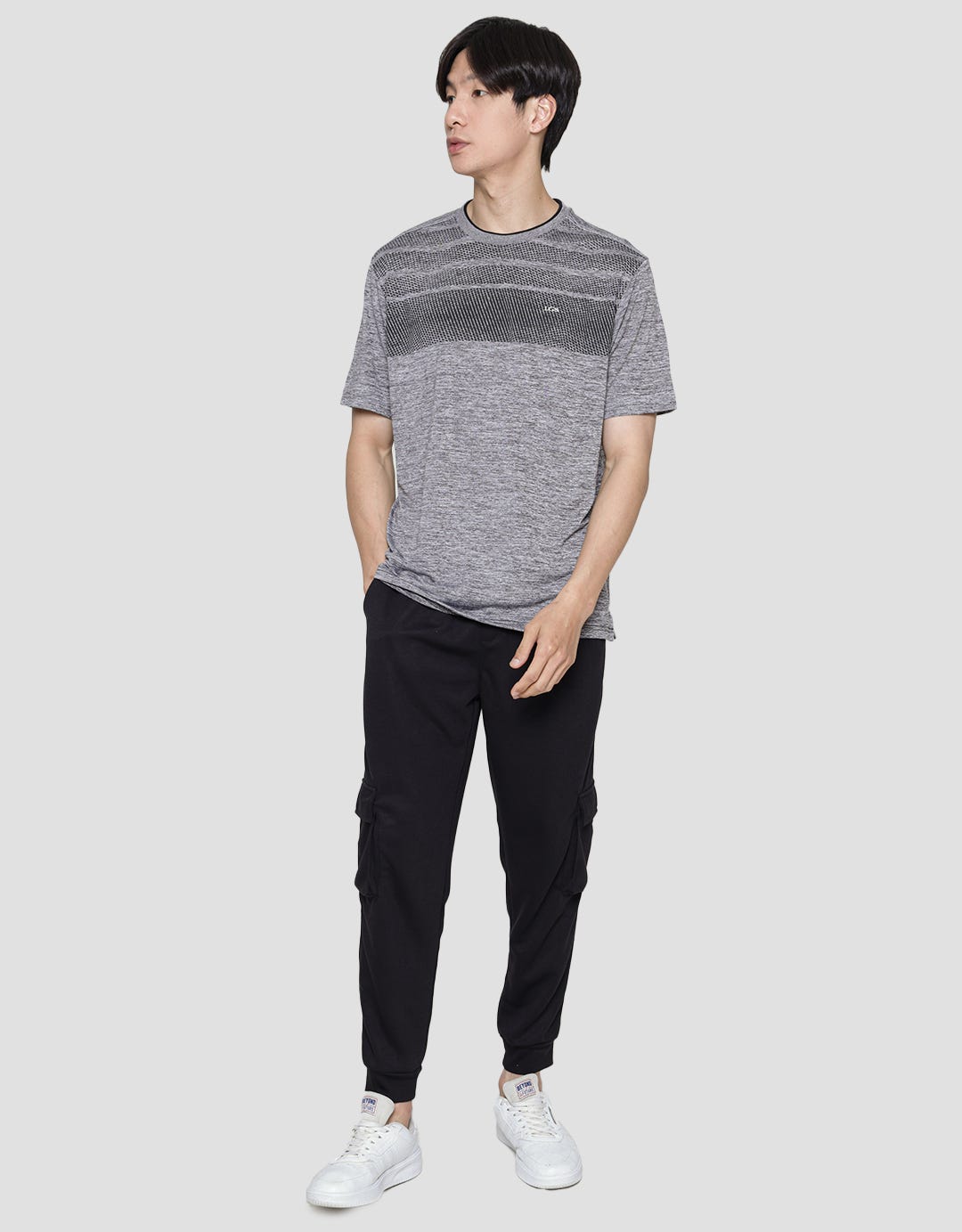 LGS Logo Print Men's Casual T-Shirt
