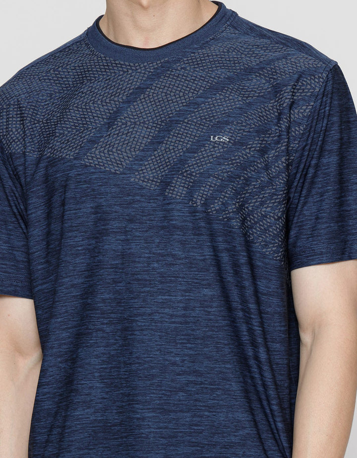 LGS Logo Print Men's Casual T-Shirt