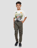 Aero Print Army Joger Kombinasi Anak Laki-Laki