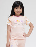 Little M Meow Towel Kaos Anak Perempuan