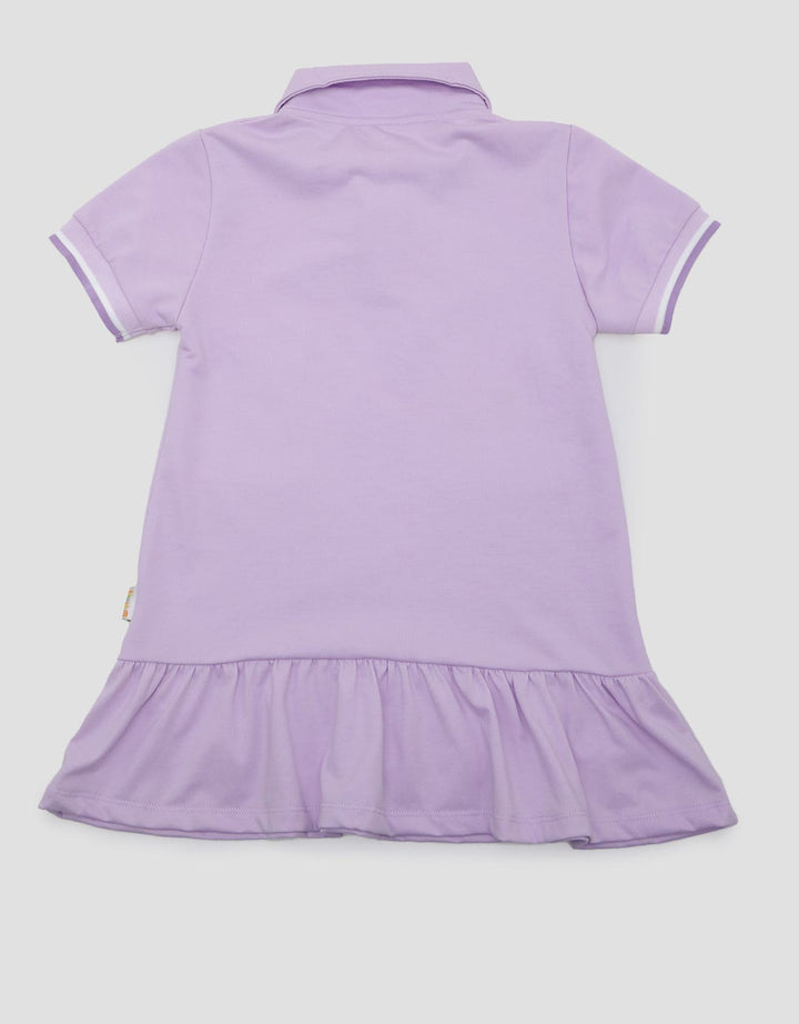 Little M Short Sleeve Midi Dress Kantong 2 Kucing Wangki