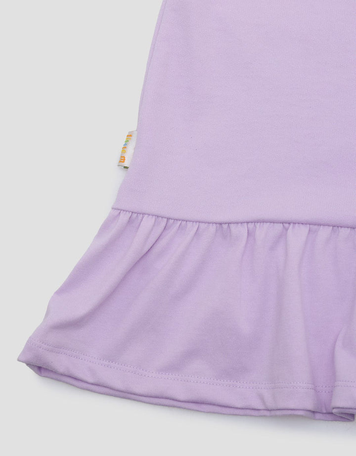 Little M Short Sleeve Midi Dress Kantong 2 Kucing Wangki