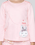 Little M Sweet Bunny Bag Girls T-shirt