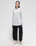 Details Long Pants Cullote With Double Line Button And String
