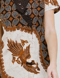 Arjuna Weda Sackdress Batik Kawung Manuk Wanita