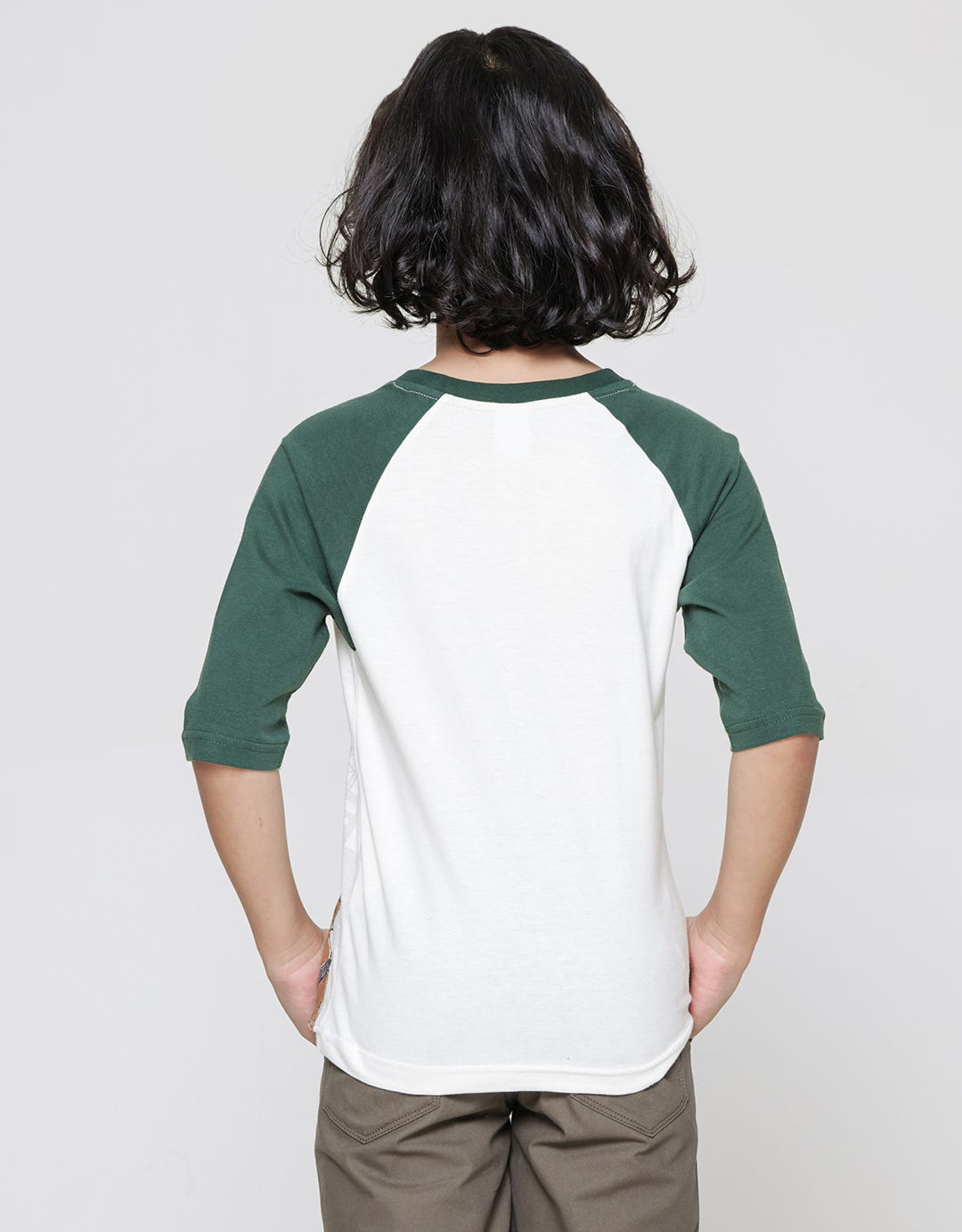 Little M Boys 3/4 Raglan T-Shirt Dino Print