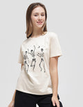Nevada Halloween Skeleton Kaos Wanita