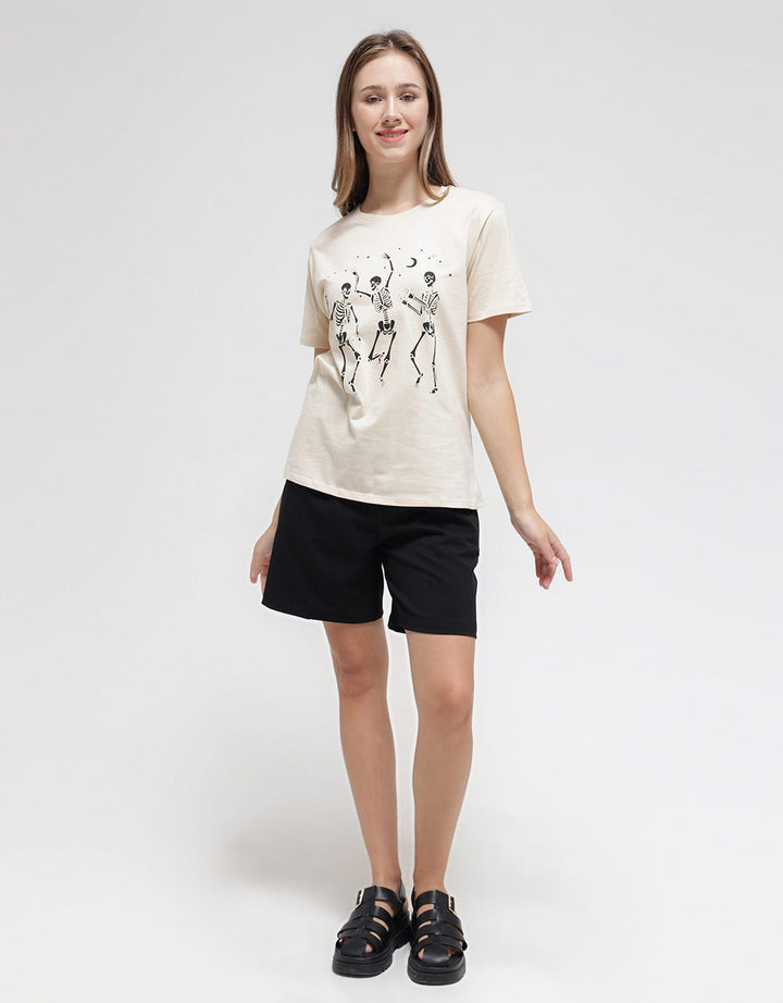 Nevada Halloween Skeleton Kaos Wanita