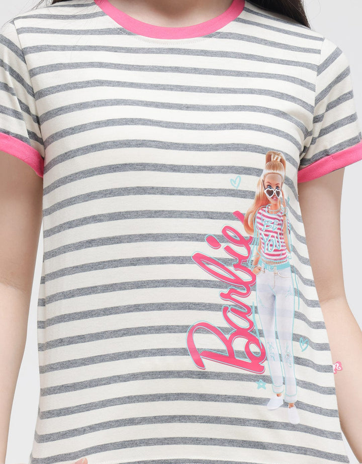 Disney Short Sleeve T-Shirt Print Standing Barbie
