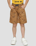 Little M Short Pants Woven Print Dino