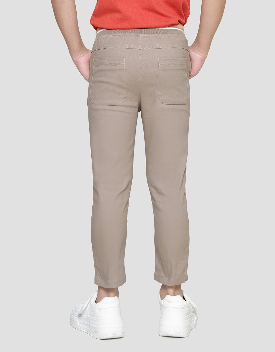 Little M Regular Rib Stretch Celana Woven Anak laki-laki