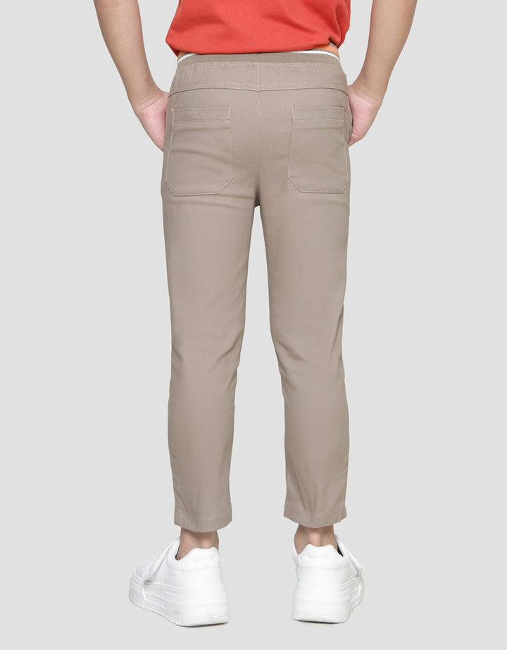 Little M Regular Rib Stretch Celana Woven Anak laki-laki