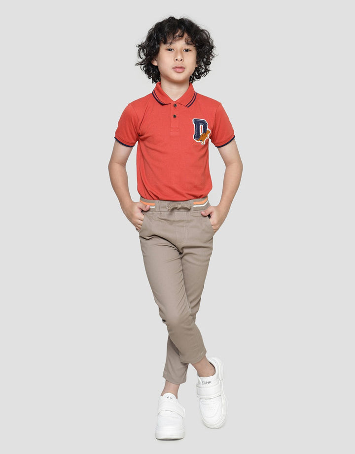 Little M Regular Rib Stretch Celana Woven Anak laki-laki