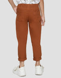 Little M Long Pants Woven Reguler Karet Kombinasi Kaki