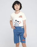 Little M Set T-Shirt Pants Cut N Sewn Space