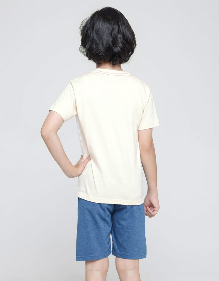 Little M Set T-Shirt Pants Cut N Sewn Space
