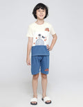 Little M Set T-Shirt Pants Cut N Sewn Space