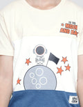 Little M Set T-Shirt Pants Cut N Sewn Space