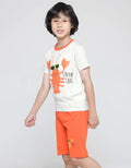 Little M Crab Print T-Shirt Set