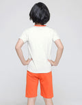 Little M Crab Print T-Shirt Set