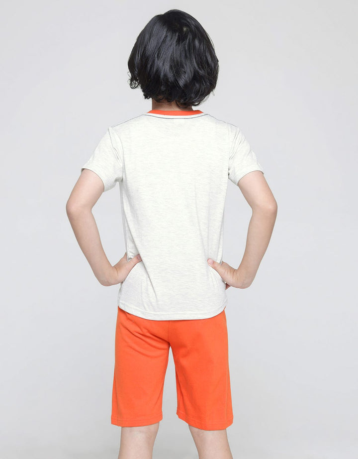 Little M Crab Print T-Shirt Set