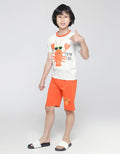 Little M Crab Print T-Shirt Set