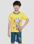 Little M Giraffe Baju Set Anak Laki-Laki