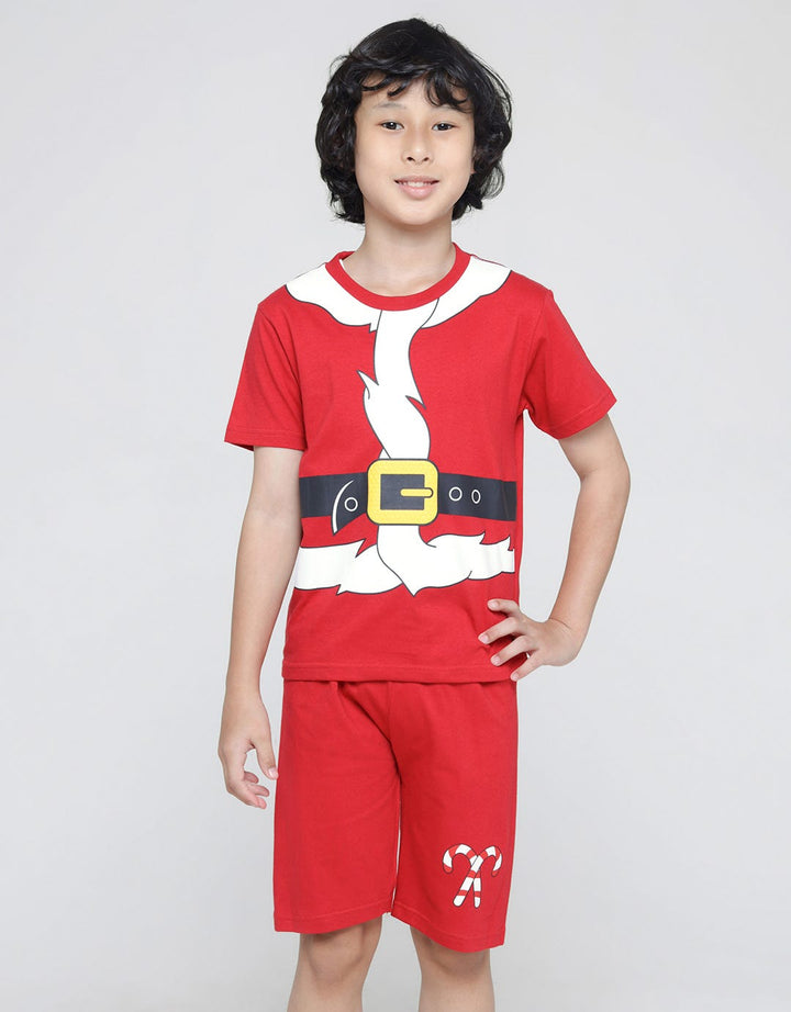 Little M Set T-Shirt Pants Xmas Santa