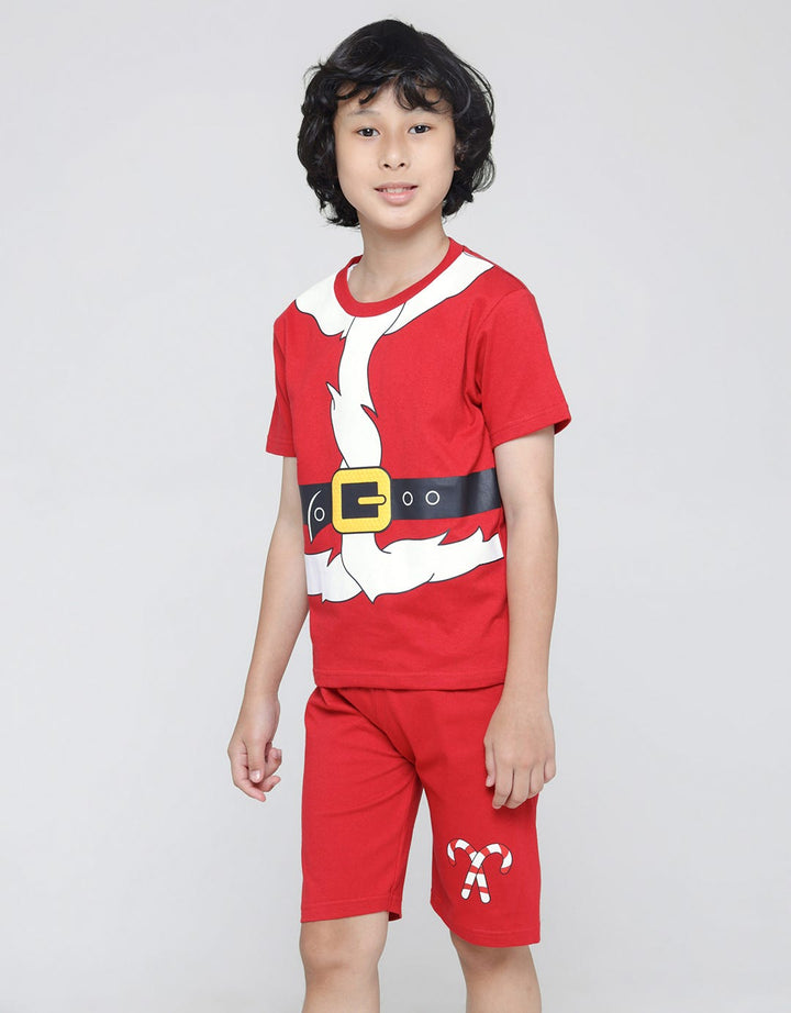Little M Set T-Shirt Pants Xmas Santa