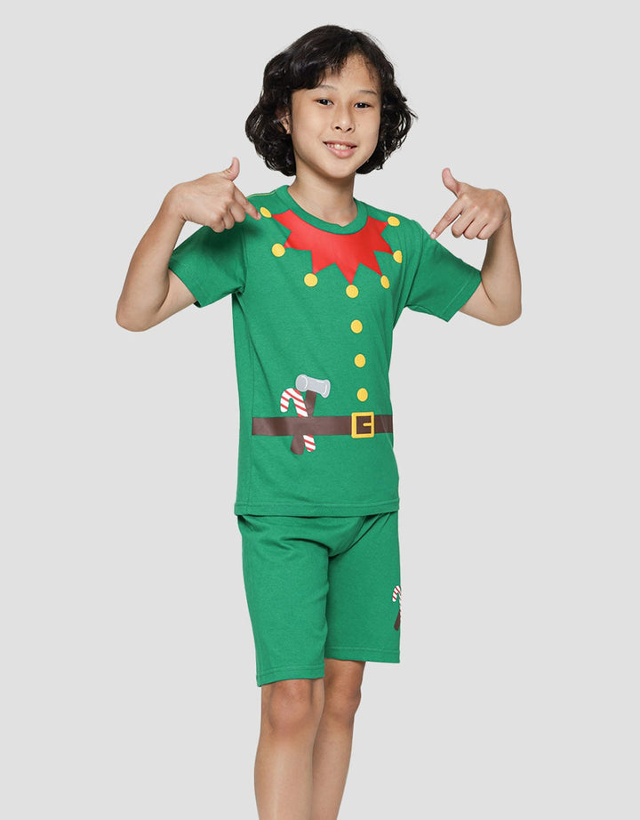 Little M Xmass Elf Set Pakaian Anak Laki-laki