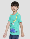 Little M Kaos Lengan Pendek Anak Laki-laki Print Dino