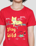 Little M Stay Wild Kaos Anak Laki-laki