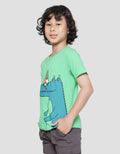Little M Ice Dino Kaos Anak Laki-laki