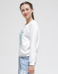 Disney Mickey 28 Flocking Sweater Wanita