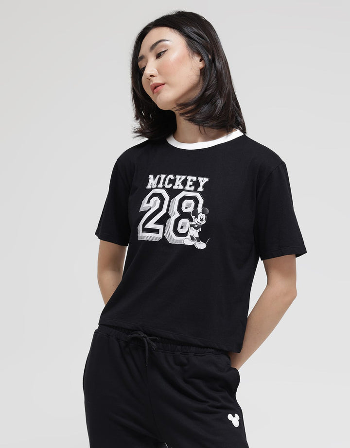 Disney Boxy Print Mixkey 28 Women's T-Shirt