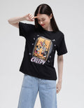 Disney Mickey Halloween Print Kaos Wanita