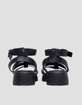 Details Ankle Strap Sandals Wanita