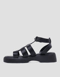 Details Ankle Strap Sandals Wanita