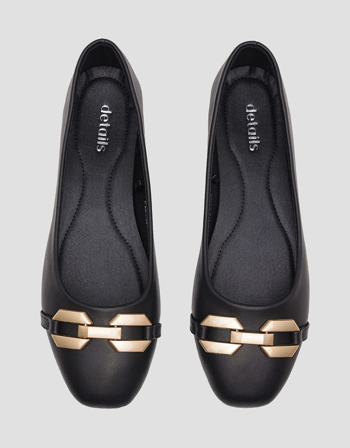 Details Chain Women's Ballerina Shoes