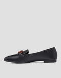Details Chain Buckle Women's Flat Shoes